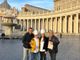 Matteo ed Elena, studenti dell’Alberghiero di Mondovì, in udienza dal Papa [VIDEO]
