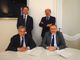 La firma del protocollo d'intesa tra il presidente ACA Giuliano Viglione e il presidente di Banca d'Alba Tino Cornaglia, presenti il direttore ACA Fabrizio Pace e il direttore generale di Banca d'Alba Riccardo Corino La firma del protocollo d'intesa tra il presidente ACA Giuliano Viglione e il presidente di Banca d'Alba Tino Cornaglia, presenti il direttore ACA Fabrizio Pace e il direttore generale di Banca d'Alba Riccardo Corino