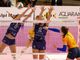 Un attacco di Veronica Taborelli nel match disputato all'andata (foto Guido Peirone)