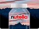 Il rendering del Monviso impresso sul barattolo Nutella