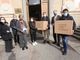La consegna delle borracce alla sede dell'Istituto "Cillario Ferrero"
