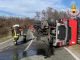 Centallo, scontro sulla SP3: coinvolti due mezzi pesanti caricati a vetro e Gpl