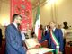 Il giuramento del sindaco Gianni Fogliato