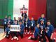 Il gruppo Le Nuvole sul podio di Ancona, capitale del cheerleading