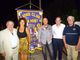 Il presidente del Lions Club Bra Host, Monia Rullo e le autorità lionistiche