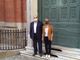 Il presidente nazionale della Camera di Cooperazione Italo Araba Mario Mancini con la parlamentare cuneese Monica Ciaburro