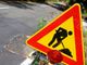Lavori sulla strada per Castino a Rocchetta Belbo