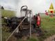 Alba, mezzo agricolo a fuoco nel vigneto della scuola enologica (FOTO)