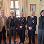 Questa mattina l'ufficiale è stato ricevuto in municipio dal sindaco Gianni Fogliato, dalla segretaria generale del Comune Monica Basso e dai vertici della Polizia Locale
