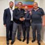 Nella foto, da sinistra, Rocco Pagano, Ambrogio Invernizzi, Davide Riguccio e Pierantonio Invernizzi