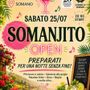 Musica, cibo e divertimento a Somano: sabato 25 luglio la serata "Somanjito Open" Musica, cibo e divertimento a Somano: sabato 25 luglio la serata "Somanjito Open"