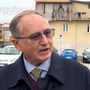 Mario Roggero, all'uscita del tribunale di Asti Mario Roggero, all'uscita del tribunale di Asti