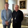 Il presidente di Coldiretti Cuneo Enrico Nada col vescovo di Alba, monsignor Marco Brunetti Il presidente di Coldiretti Cuneo Enrico Nada col vescovo di Alba, monsignor Marco Brunetti