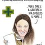 La consigliera Giulia Marro e le prenotazioni ospedaliere nella vignetta di Paparelli
