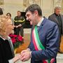 Il sindaco Tallone con Maria Franca Ferrero