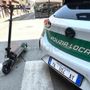 Il monopattino del ragazzo