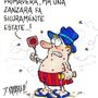 L'arrivo dell'estate nella vignetta di Danilo Paparelli