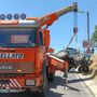 Trattore si ribalta sulla salita di Canove a Priocca, illeso il conducente Trattore si ribalta sulla salita di Canove a Priocca, illeso il conducente