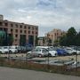 L'area del parcheggio Inail