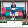 Il podio combinato Under 15 petanque