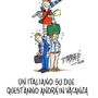 Estatee italiani in vacanza nella vignetta di Danilo Paparelli