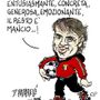 Mancini torna alla Nazionale di calcio e Paparelli gli dedica la sua vignetta