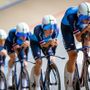 Alberto Veglia con il quartetto azzurro agli Europei 2026
