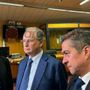 Mario Roggero in Corte d'Appello a Torino con l'analista processuale Sergio Novani e l'avvocato Stefano Marcolini Mario Roggero in Corte d'Appello a Torino con l'analista processuale Sergio Novani e l'avvocato Stefano Marcolini