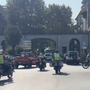 Moto Incontro dei Vigili del Fuoco di Cuneo, i centauri fanno tappa in piazza Galimberti [VIDEO]
