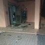 Il bancomat assaltato