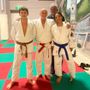 Benjdia Miriam e Gabriel Dutto con il Maestro Leonardo Nicosia.