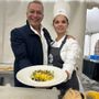 L'assessore regionale Paolo Bongioanni e la chef cuneese Silvana Musej