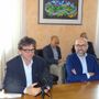 Il presidente della Provincia Luca Robaldo con il presidente di Cogesi Emanuele Di Caro Il presidente della Provincia Luca Robaldo con il presidente di Cogesi Emanuele Di Caro