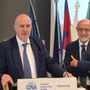 Giovanni Genovesio, presidente di CNA Piemonte e Delio Zanzottera, segretario regionale di CNA Piemonte Giovanni Genovesio, presidente di CNA Piemonte e Delio Zanzottera, segretario regionale di CNA Piemonte