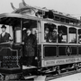 Un tram elettrico a Torino (1896) - archivio ATTS Un tram elettrico a Torino (1896) - archivio ATTS