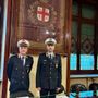 Il comandante Antonio Di Ciancia e il vice comandante Paolo Tosco