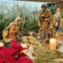 Il presepe allestito nel Santuario nuovo della Madonna dei Fiori a Bra