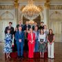 La consegna a Palazzo reale a Bruxelles della borsa di studio a Giulia Albertini, alla presenza della principessa Astrid del Belgio