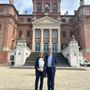 Racconigi, al sopralluogo al Castello Reale i consiglieri Dem Mauro Calderoni ed Emanuela Verzella Racconigi, al sopralluogo al Castello Reale i consiglieri Dem Mauro Calderoni ed Emanuela Verzella