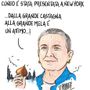 La vignetta di Paparelli sulla Fiera del Marrone promossa a New York La vignetta di Paparelli sulla Fiera del Marrone promossa a New York