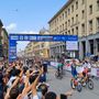 L'arrivo a Cuneo