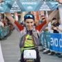 Daniele Calandri al traguardo della 100KMMonviso 2026 - Foto Paola Ravazzi