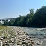 Il fiume Stura in secca nei pressi del capoluogo
