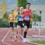 Lorenzo Mellano in azione sui 1500m.