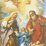 Santi Gioacchino ed Anna con la Vergine Bambina, opera del pittore napoletano Luca Giordano, XVII secolo, chiesa di San Michele di Cuéllar (Spagna)