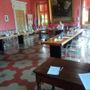 L'aula deserta del Consiglio di Racconigi con i soli Oderda e Gorgo L'aula deserta del Consiglio di Racconigi con i soli Oderda e Gorgo