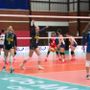 Borello festeggia per la conquista dell'ultimo punto del match contro la Cina Taipei