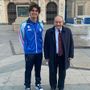 De Pasquale con il presidente Pellegrino De Pasquale con il presidente Pellegrino