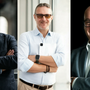 I fondatori della startup. Da sx. Federico Salomone, Paolo Scagliola e Luigi Bruno