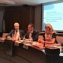 Mauro Gola (al centro) con Federico Borgna e Giuliana Cirio